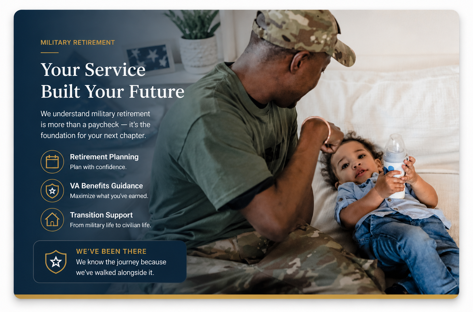 Military retirement planning and transition to civilian life